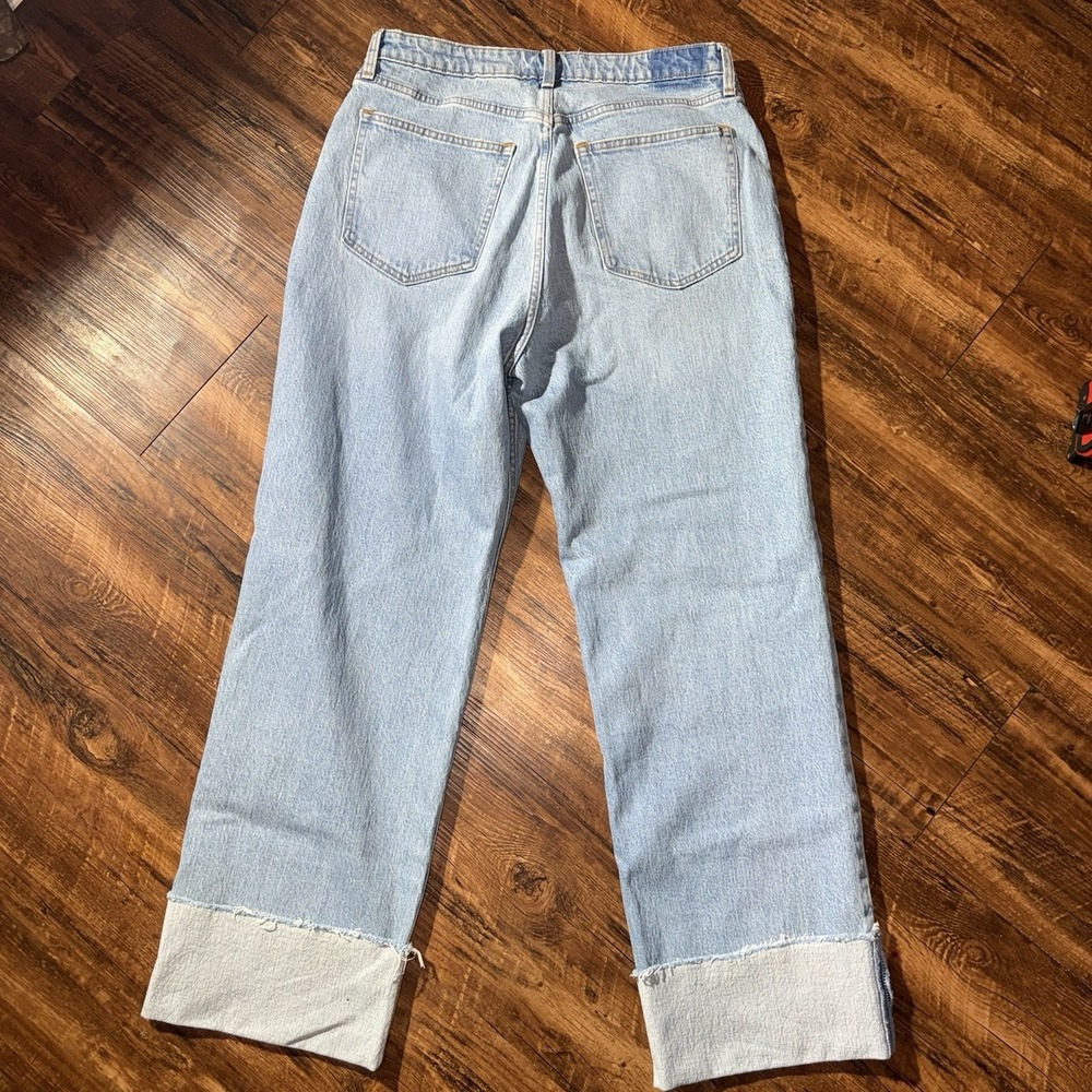 Abercrombie & Fitch Women's Size 31 Cuffed The 90s Relaxed Jean High Rise - Picture 6 of 7